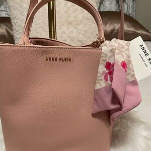 Anne Klein Rose Pink Thelma Tote
